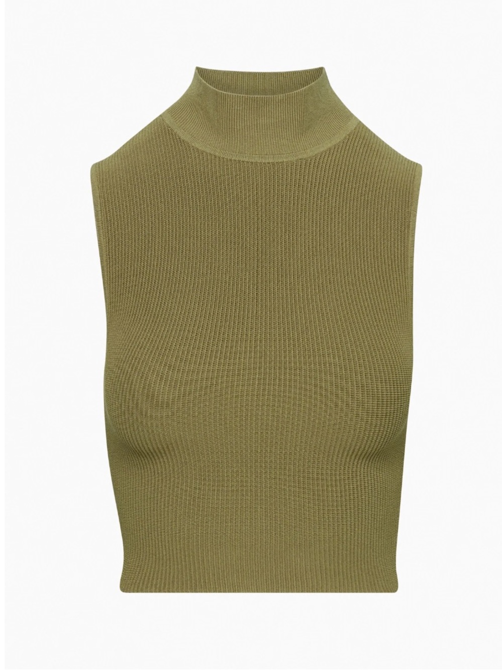 Aritizia Babaton Sculpt Knit Mockneck Tank Top - Size Medium